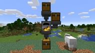 As long as there's fuel available, auto smelters will work their magic (Image via Mojang)